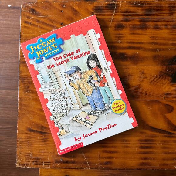 Vintage 1999 A Jigsaw Jones Mystery The Case of The Secret Valentine Book - Picture 1 of 5